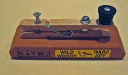 K4TWJ Wild Woody WARC Telegraph Key