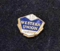 Western Union Service Pin